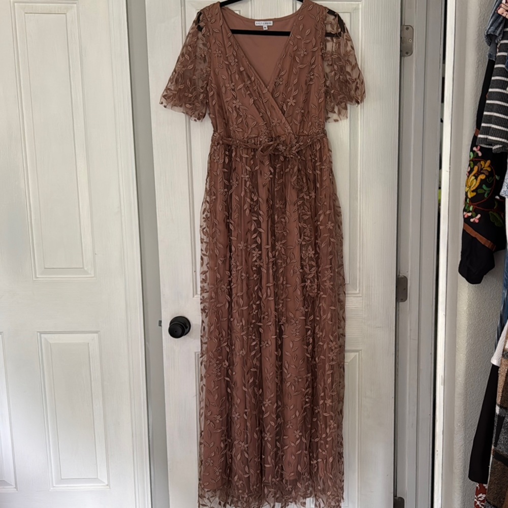 Baltic Born Marseille Embossed Maxi Dress